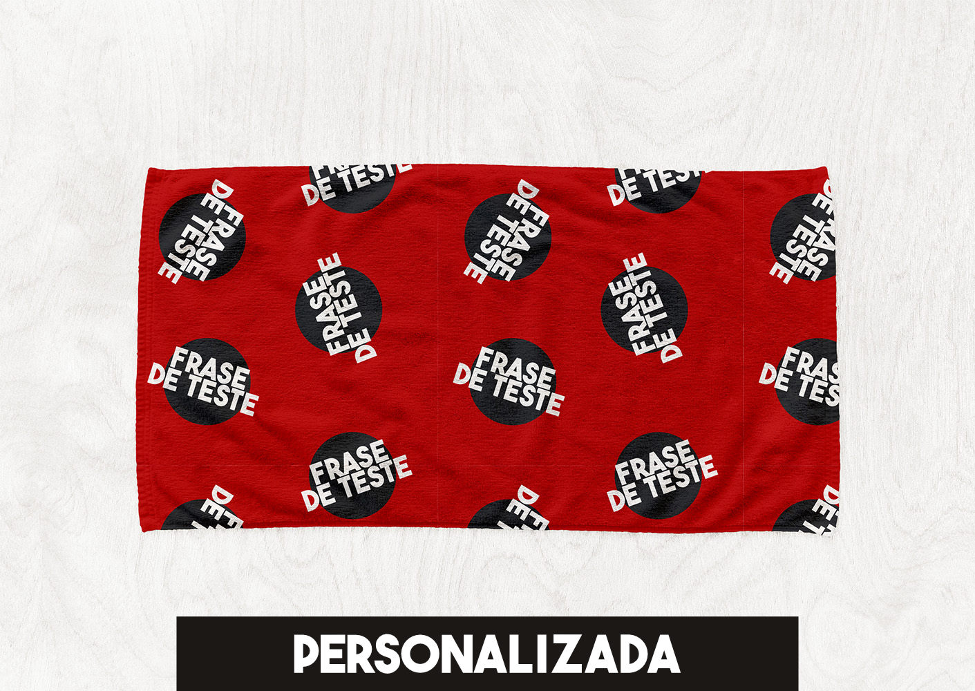 Manta / Toalha Personalizada Com Frase - M901